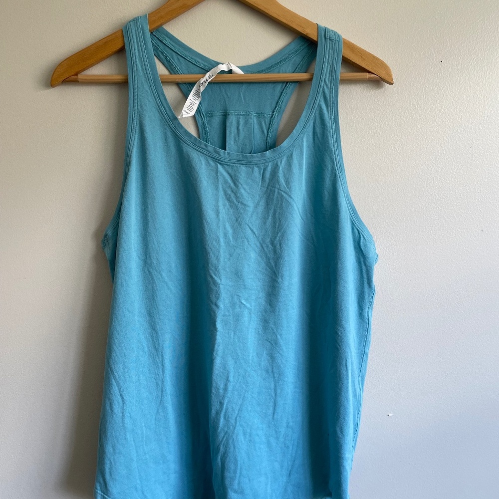 lululemon athletica Blue Tank Top
